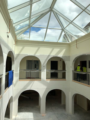 stairs in atrium